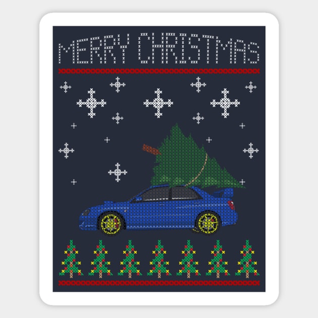 SUBIE CHRISTMAS Sticker by HSDESIGNS